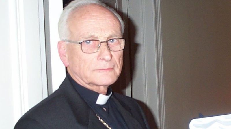 Biskop emeritus Georg Hille i forbindelse med feiringen av hans 80-årsdag i januar 2014. Foto: Hamar bispedømmeråd