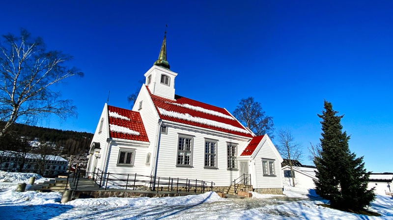 Heggedal kirke. Foto: Asker kirkelige fellesråd