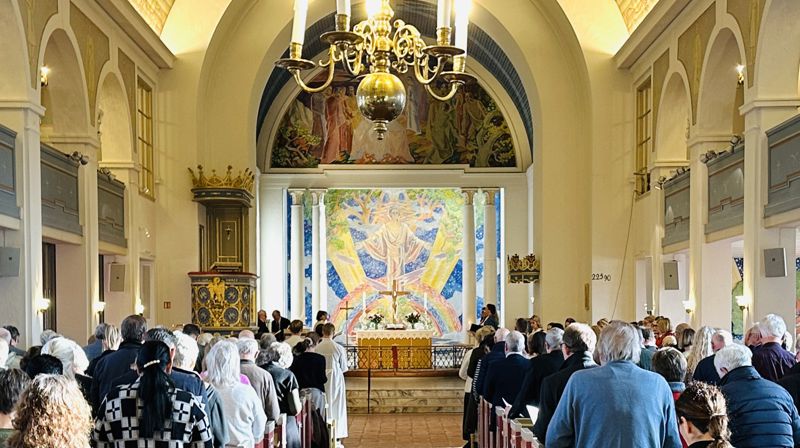 Glemmen kirke hadde i 2024 en økning på 10% deltakelse i gudstjenester sammenlignet med 2023