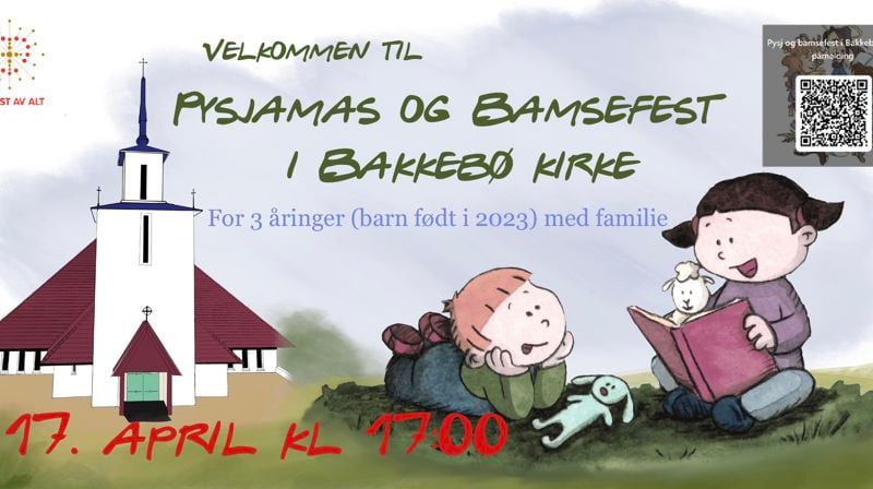 Pysj og bamsefest for 3 åringene med familie