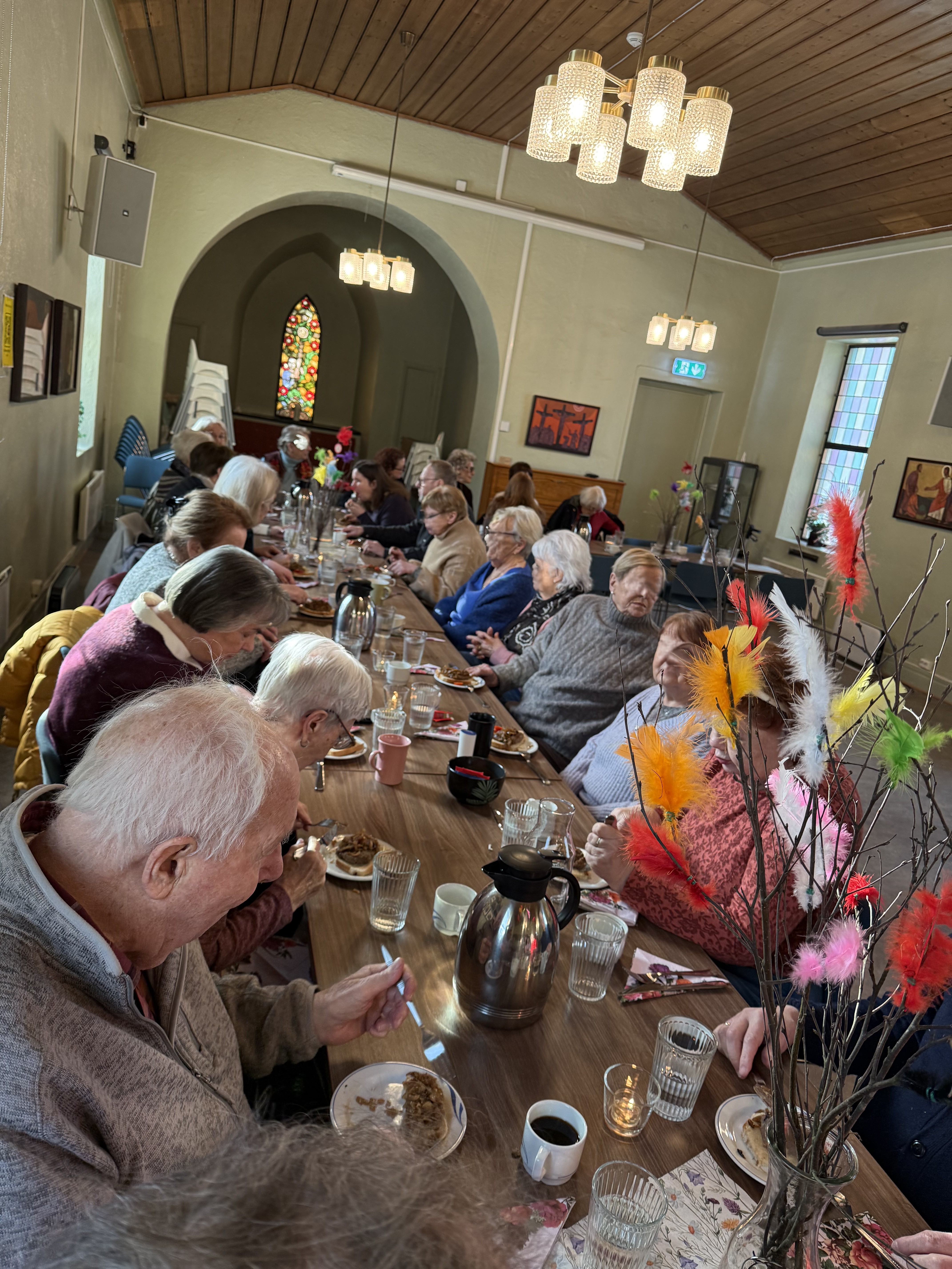 De diakonale aktivitetene samler mange i løpet av ei uke!
