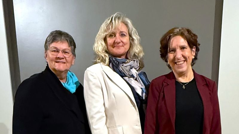 Åshild Haugen, Bjørg Saxseter og Åse Gimle Holtan.