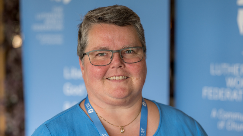 Kristine Sandmæl deltok på sitt første rådsmøte i Det lutherske verdensforbundet i forrige uke (foto Albin Hillert / LVF).