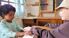 Misjonsløp for lik rett til skolegang. Foto: Bjørseth Horten