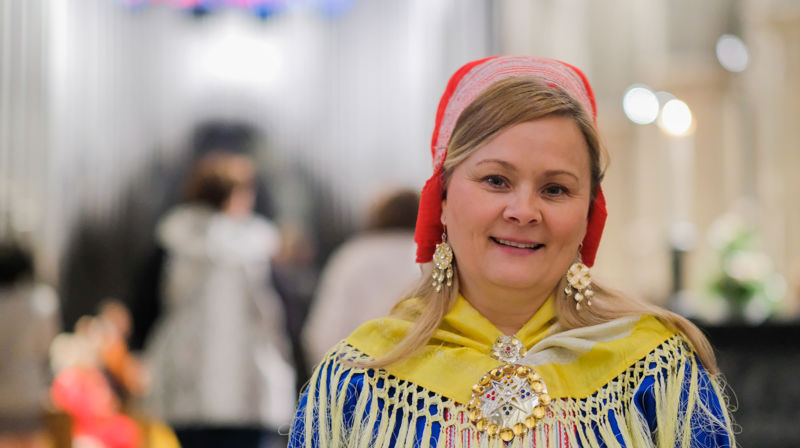 – Det er forsonende å få synge salmer på sitt hjertespråk, sier Sara Ellen Anne Eira som er leder i Samisk kirkeråd.
