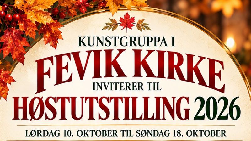 Høstutstilling i Fevik kirke