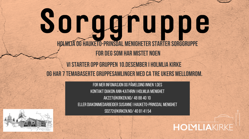 Oppstart av sorggruppe