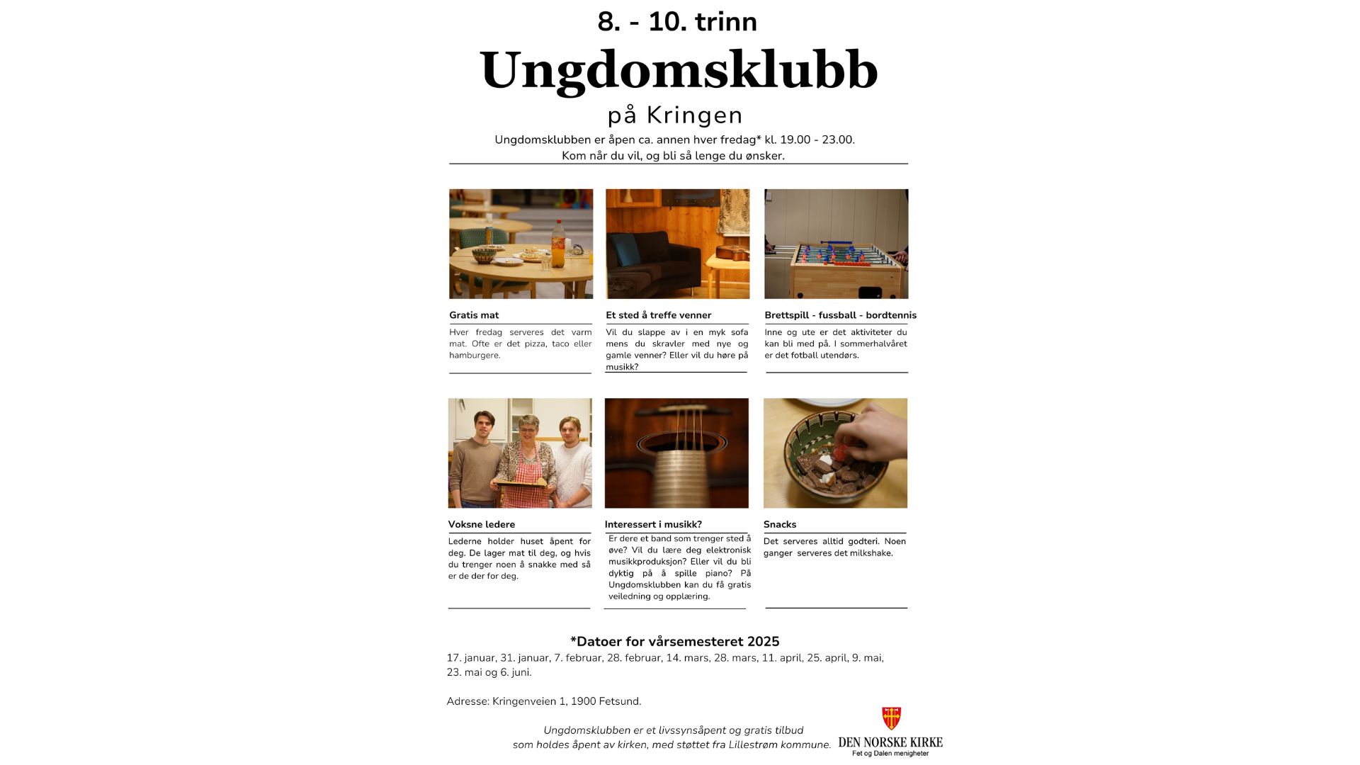 Ungdomsklubb på Kringen