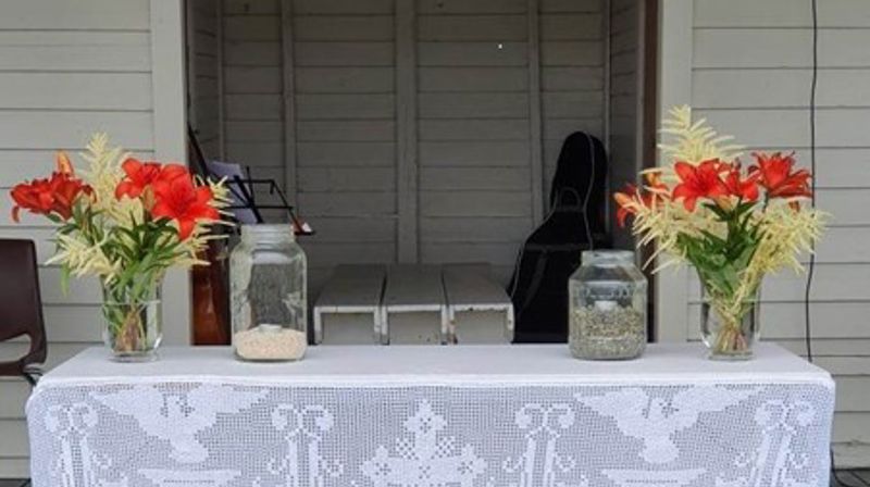 Friluftsgudstjeneste ved Messa på Kråkvåg