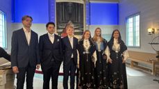 Årets konfirmantkull etter samtalegudstjenesten