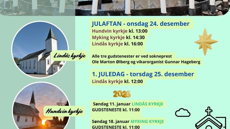 Velkommen til gudsteneste!