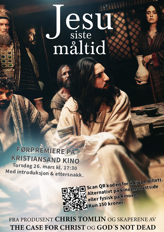 Plakat:  Kinofilm: Jesu siste m&aring;ltid