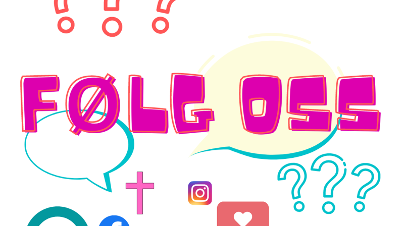 Følg oss gjerne på sosiale medier!