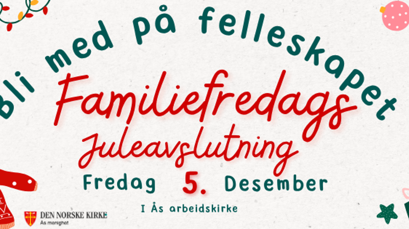 FamilieFredag - en glitrende start på desember!