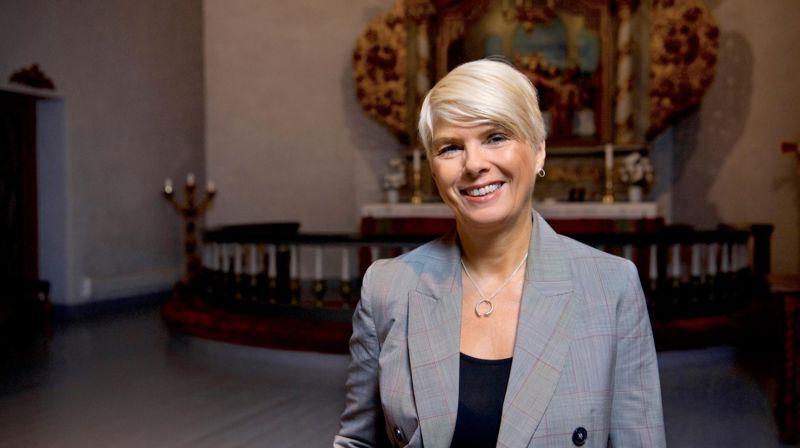 – Folk er glad for at kirken er der, både i hverdag og fest – og i sorg og ved kriser, sier kirkerådsleder Kristin Gunleiksrud Raaum (Foto: Kolonihaven / Den norske kirke).