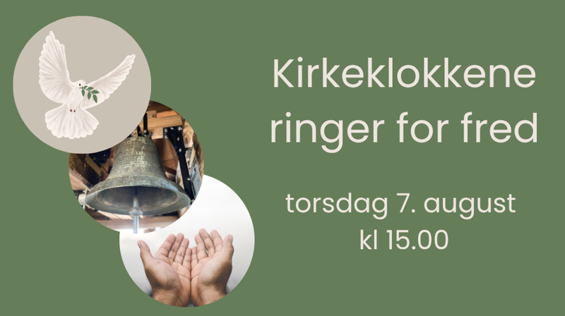 Kirkeklokkene ringer for fred