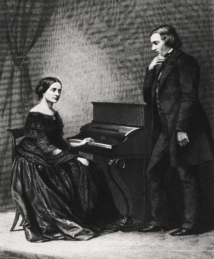 Clara og Robert Schumann i Sagene kirke
