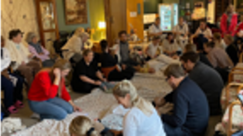 Flere generasjoner på Fagerborghjemmet