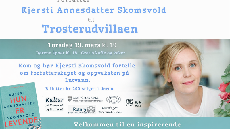 Forfatterbesøk på Trosterudvillaen