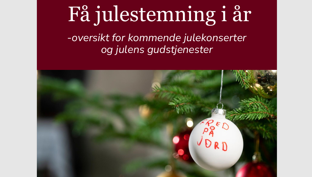 Forside julefolder