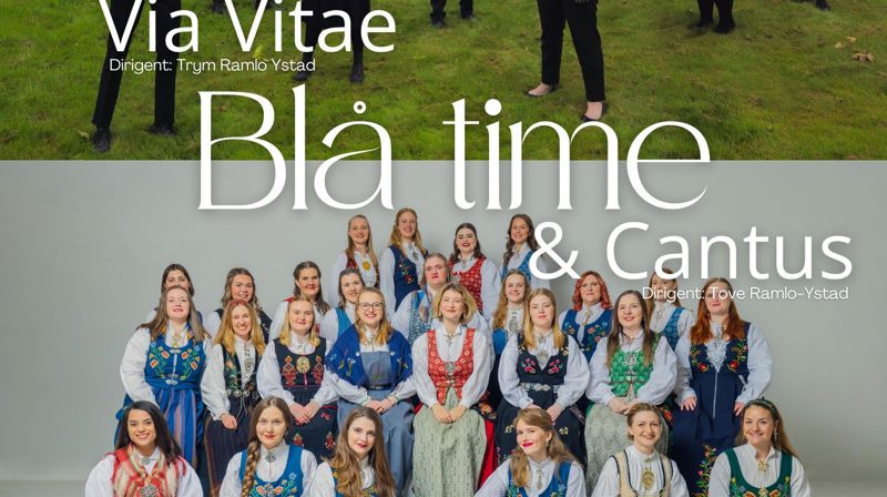 Velkommen til konsert i Tiller kirke lørdag 31. januar sammen med Via Vitae og Cantus.