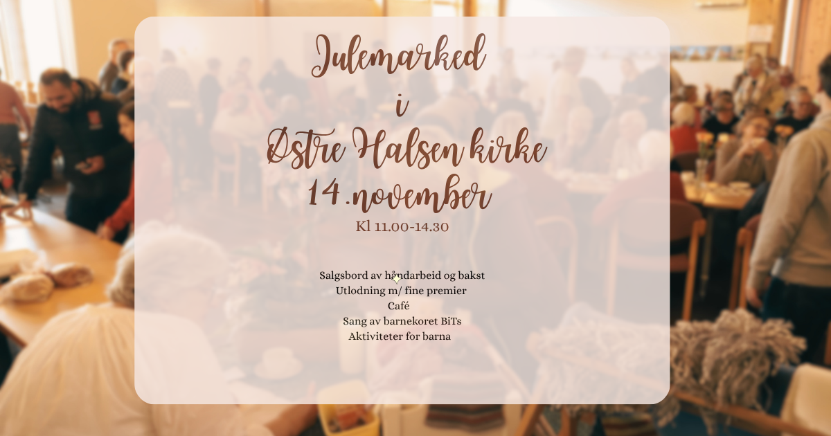 Julemarked i Østre Halsen kirke