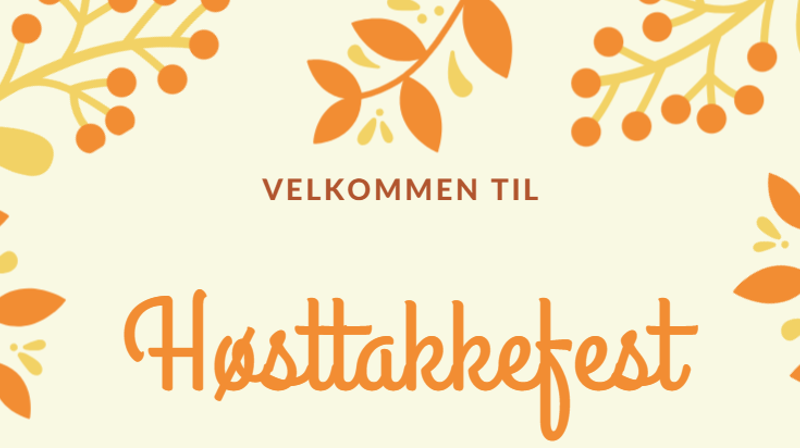 Velkommen til høsttakkefest i Tonsen kirke!