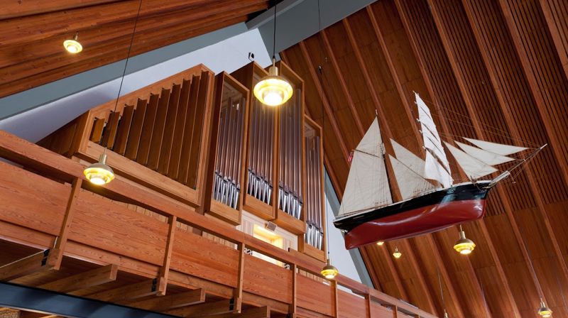 Orgelet i Holmen kirke. Fotograf: Jan Olav Langseth