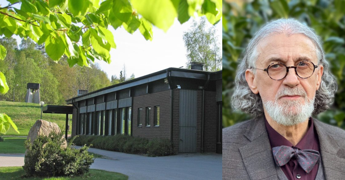 Hässeholmens kyrka i Borås (Foto: Den svenska kyrkan) og Misha Jaksic, ortodoks koordinator i Sveriges kristna råd (SKR) (Foto: SKR).