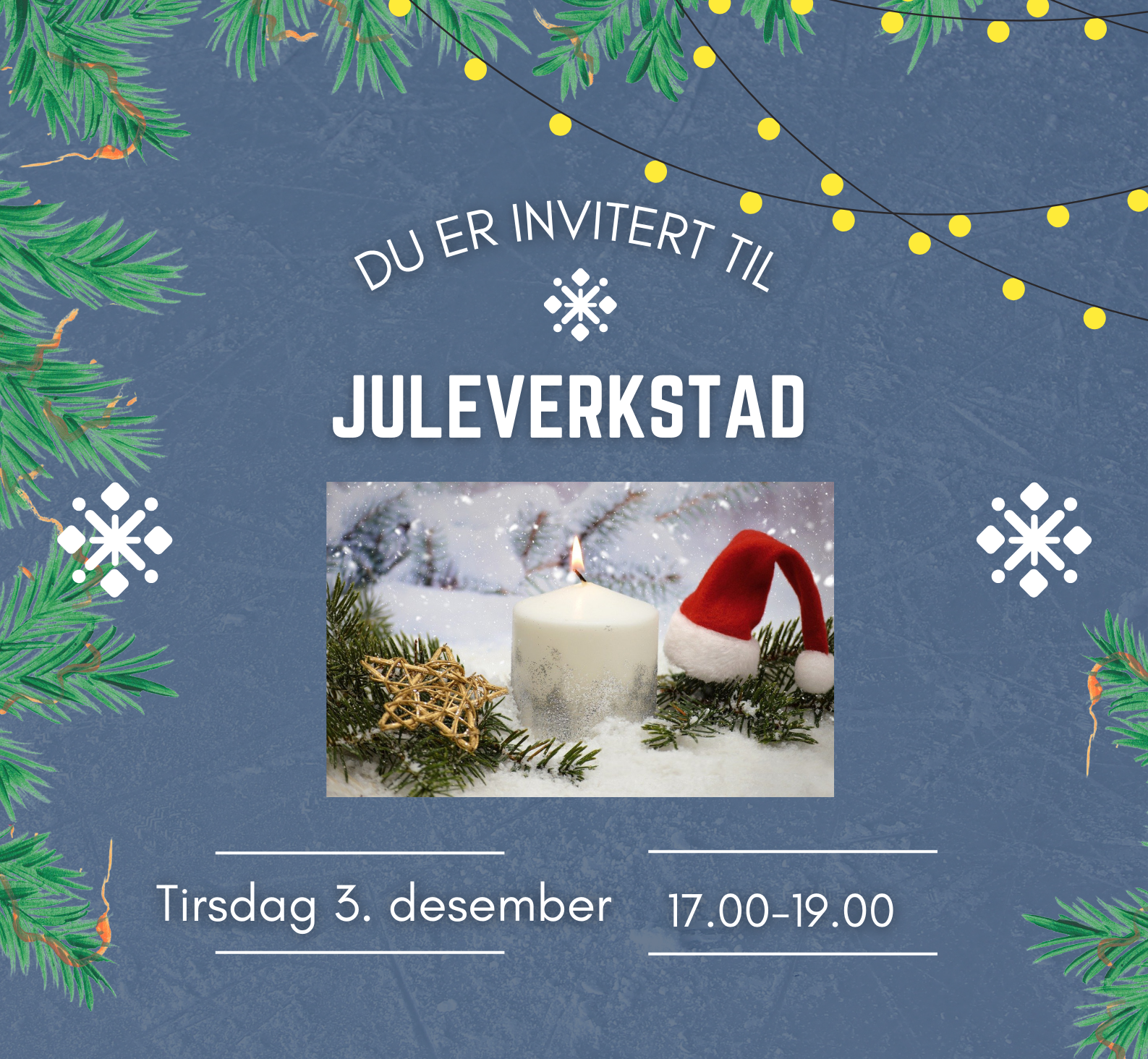 Juleverkstad for 1. og 2. klassingar