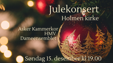 Banner for julekonsert