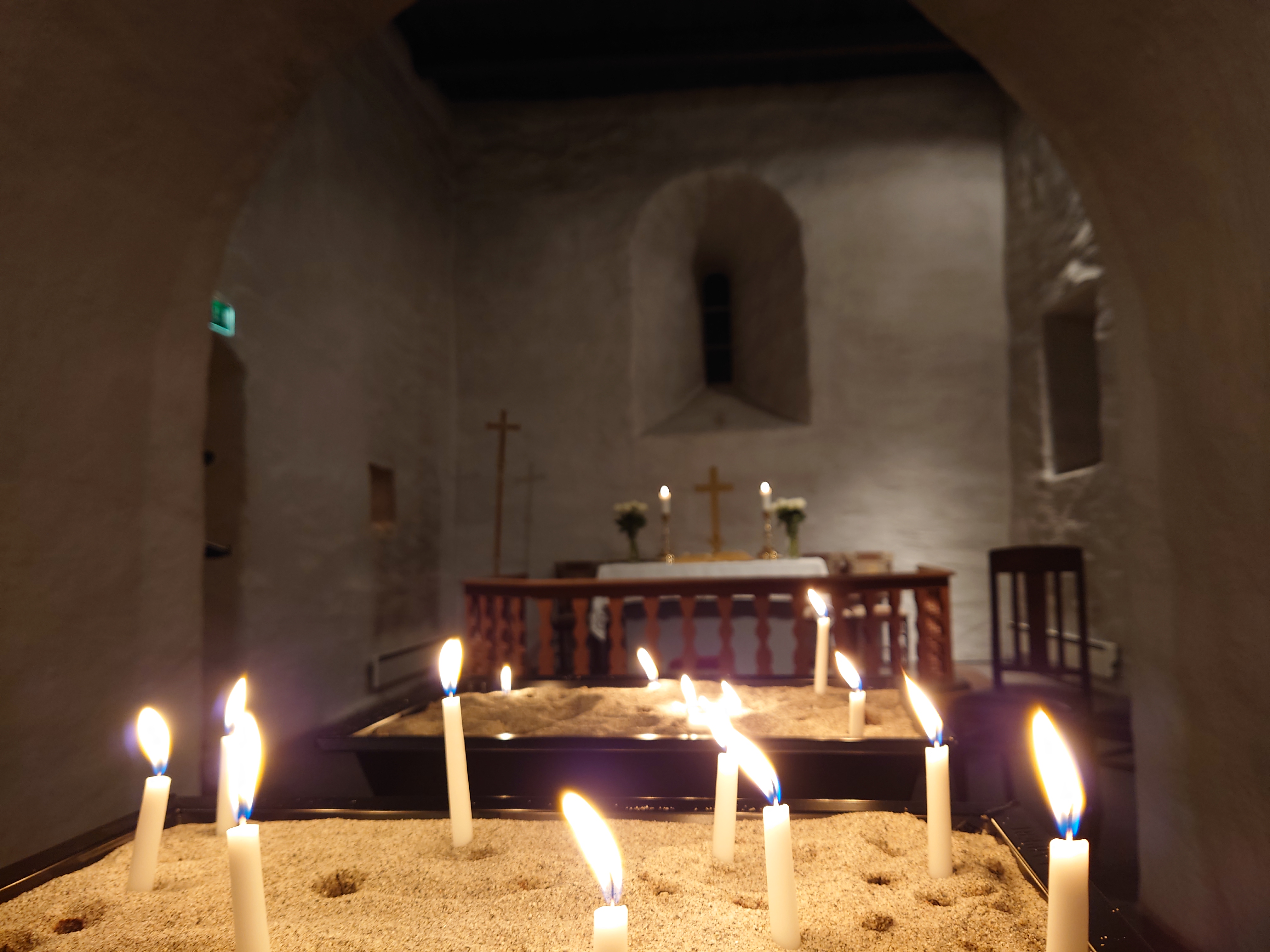 Lystenning ved Lørenskog kirke