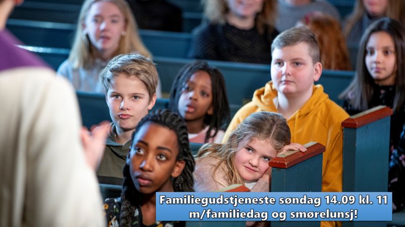 Familiegudstjeneste og familiedag 14. september