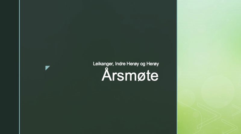 Årsmøte for alle sokna i Herøy