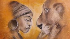 Bilde malt av innsatt ved Bredtvet