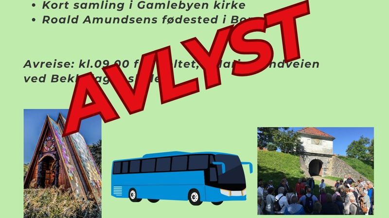 Meninghetsturen er avlyst