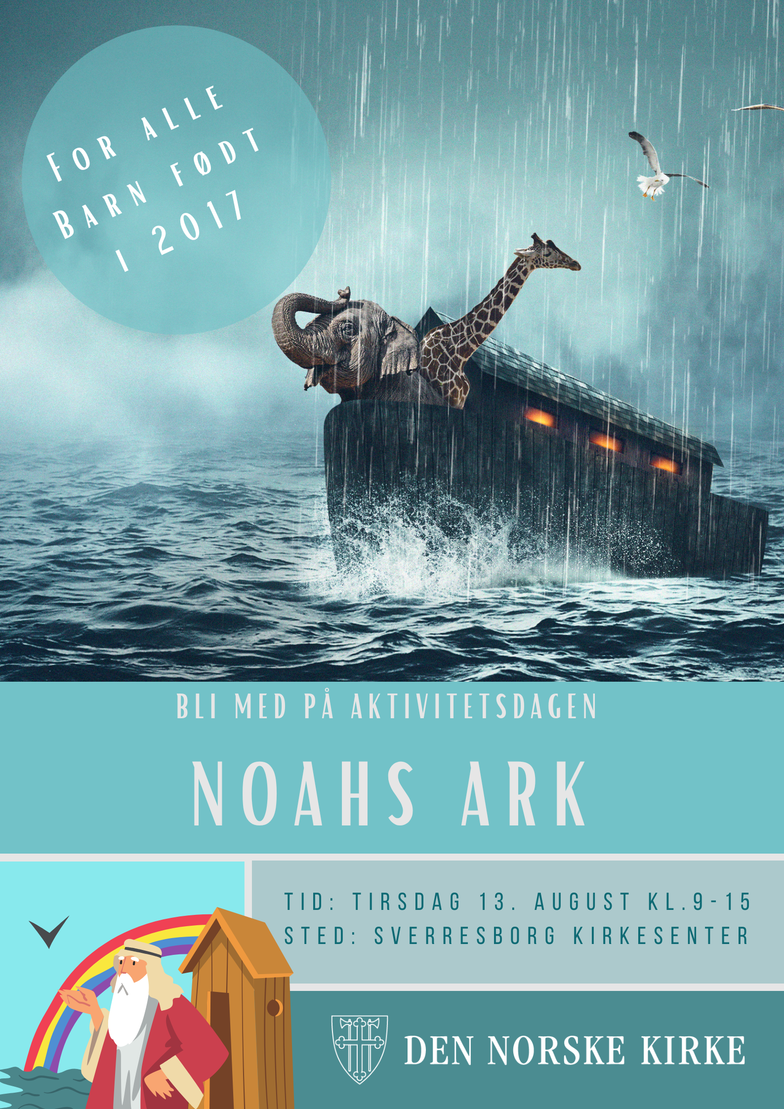 Har du en andreklassing til høsten? Bli med på aktivitetsdag på Sverresborg kirkesenter 13. august!