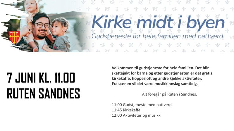 Kirke Midt i Byen 7. juni kl.11