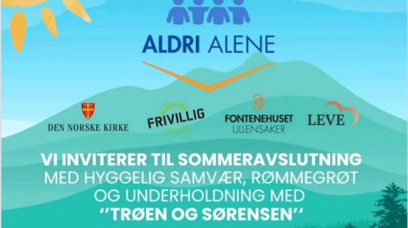 Sommeravslutning med "Aldri alene"
