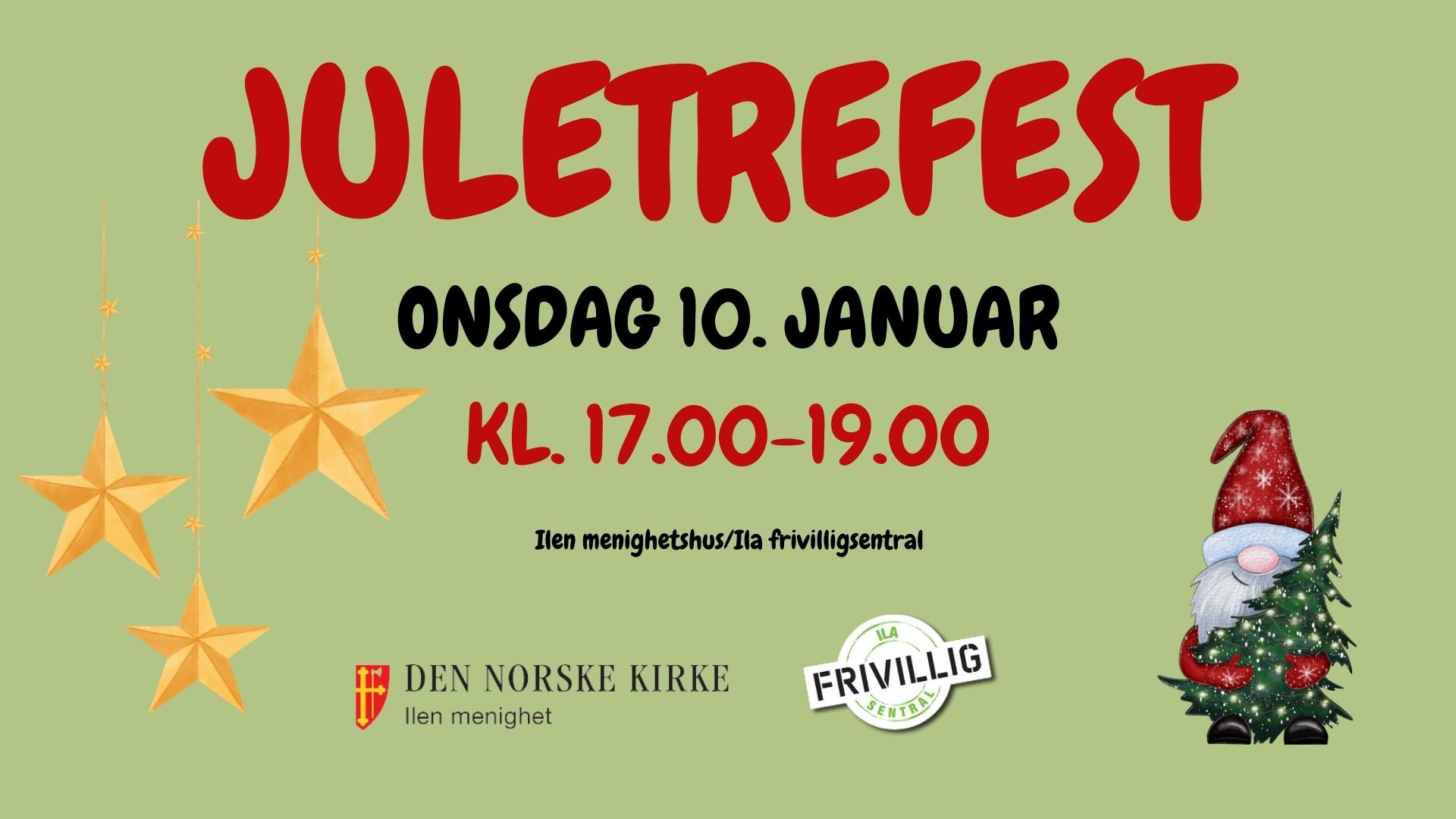 Juletrefest på menighetshuset