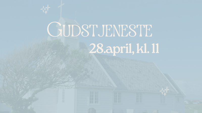 Konfirmasjonsgudtjeneste 28.04.2024