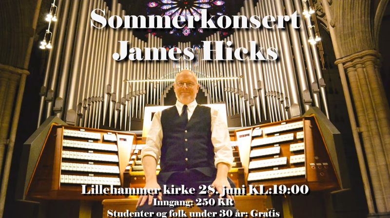 Sommerkonserter 2026 -James Hicks