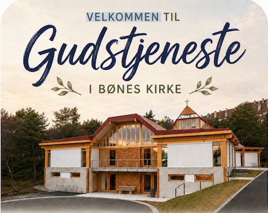 Velkommen til gudstjeneste