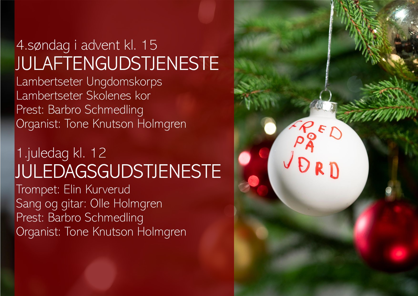 Juleaften og 1.juledag