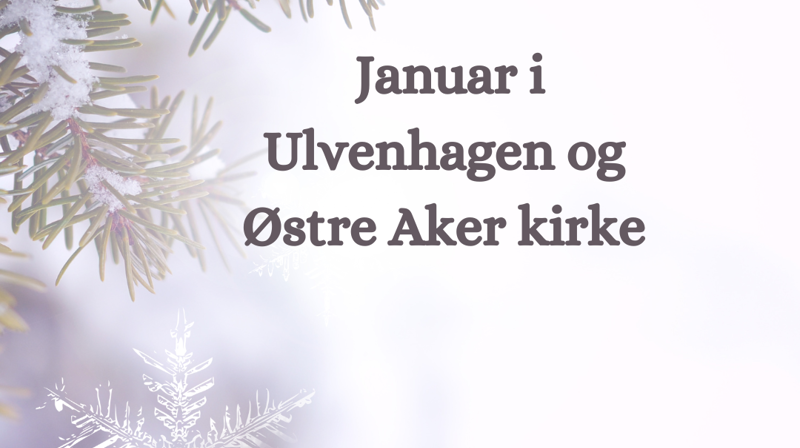Hva skjer i januar i Østre Aker