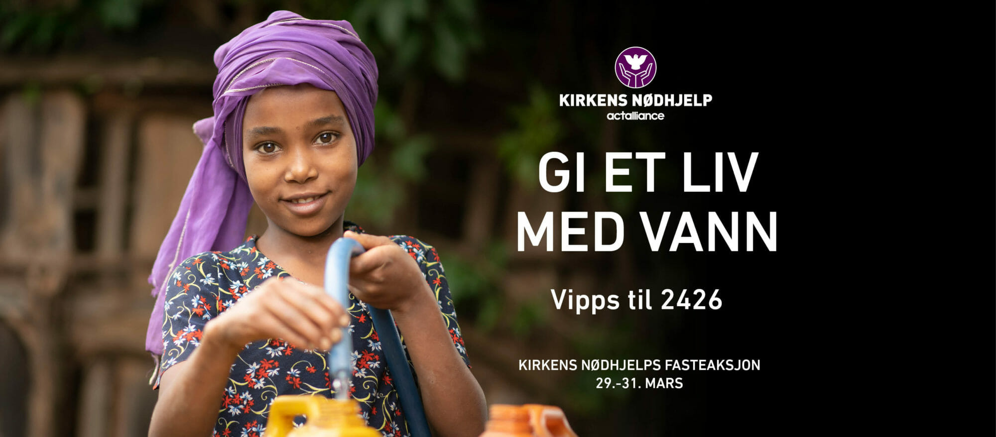 Kila henter vann fra brønnen Kirkens Nødhjelp har boret i landsbyen Beseko Ilala i Etiopia.