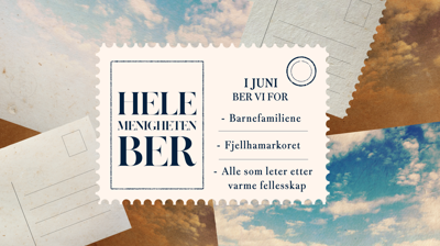 Hele menigheten ber