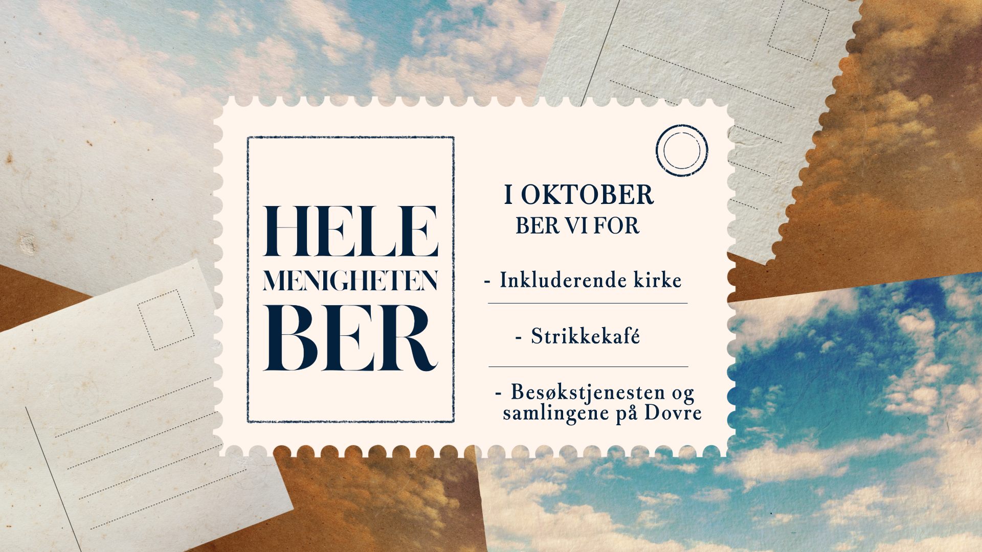Hele menigheten ber