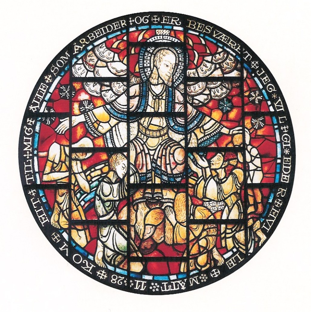 Alterbilde i Gressvik kirke. 