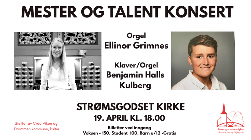 Mester og talent konsert 19.4